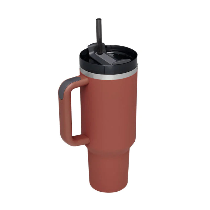 Insulated Bottle With Straw