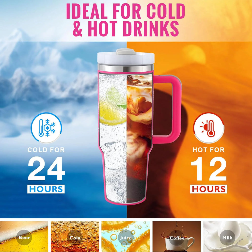 Insulated Bottle With Straw