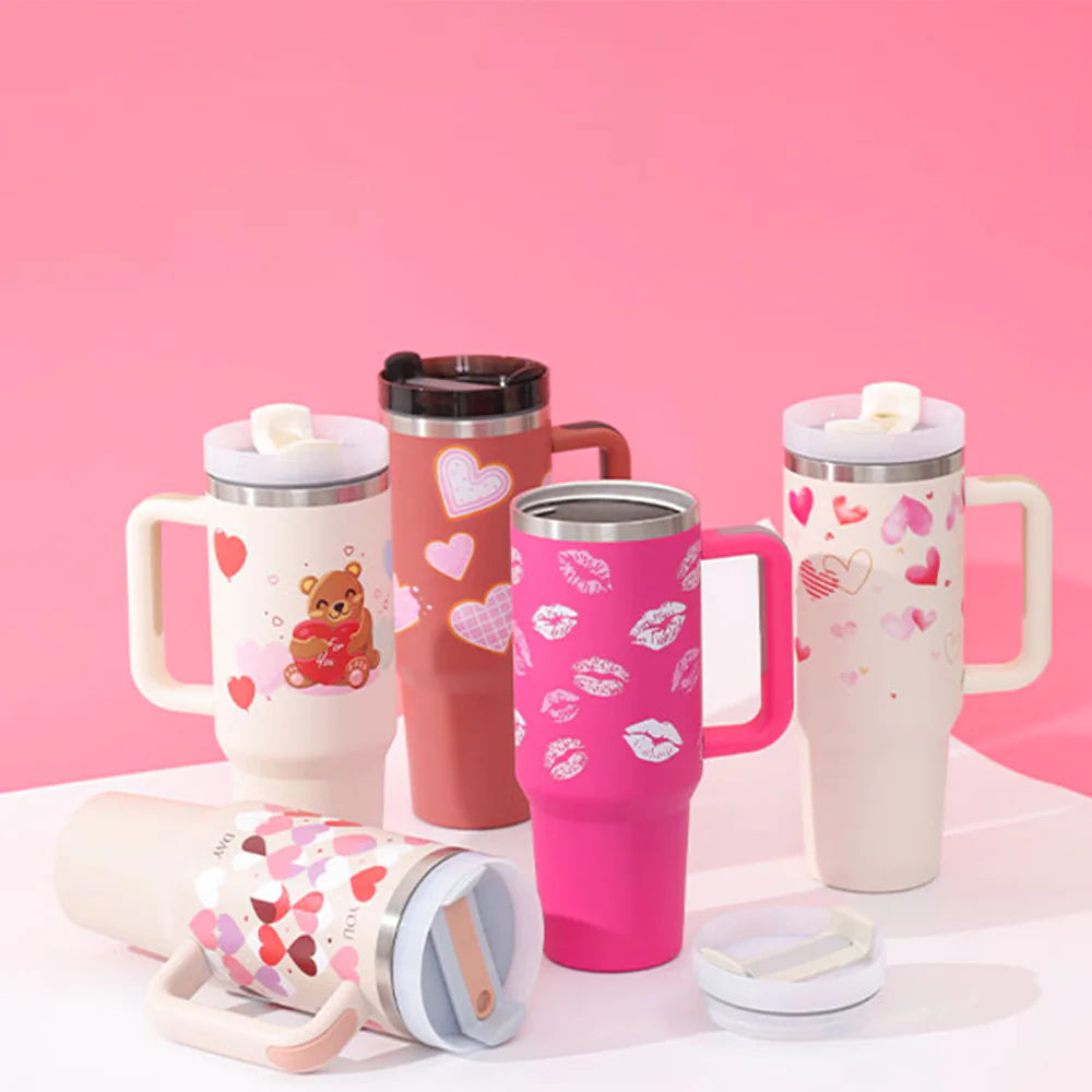 Insulated Bottle With Straw