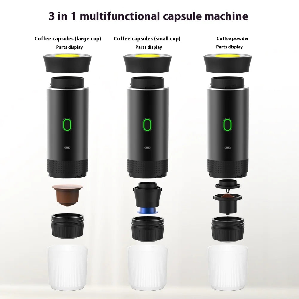 Portable 3-in-1 Espresso Maker